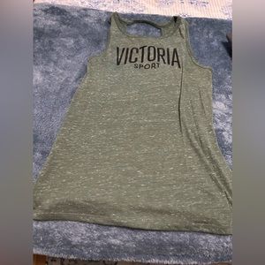 Army green workout tank by Victoria Secret